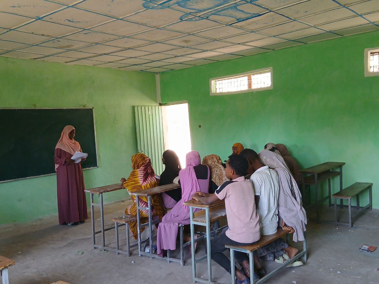 Youth Engagement Session Held at Degan IDP Center in Kombolcha