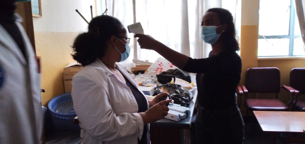Infrared Thermometer Handed Over to Addis Ketema Secondary School photo 2