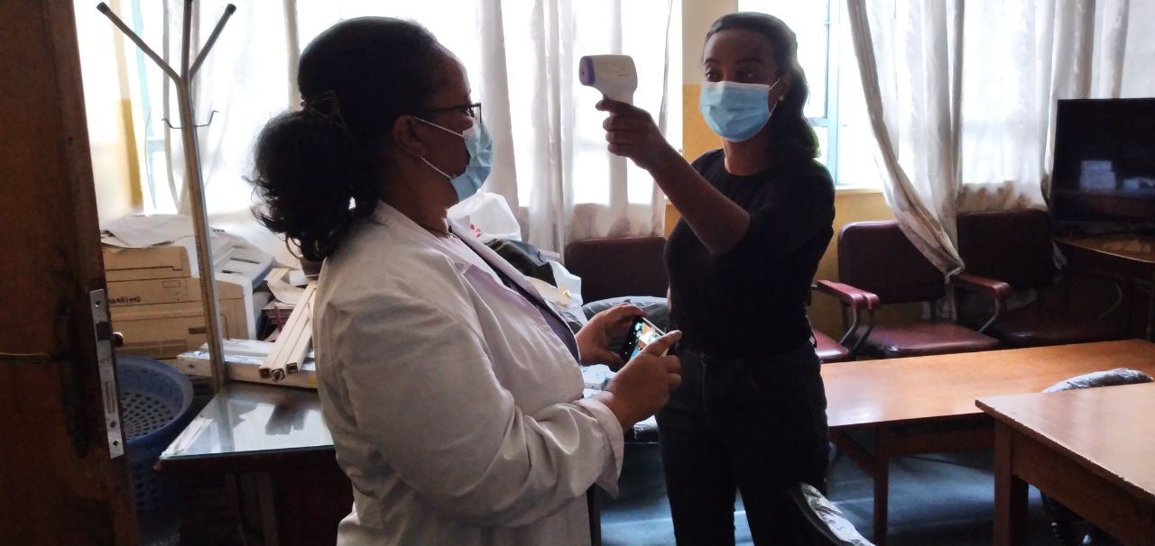 Infrared Thermometer Handed Over to Addis Ketema Secondary School photo 5