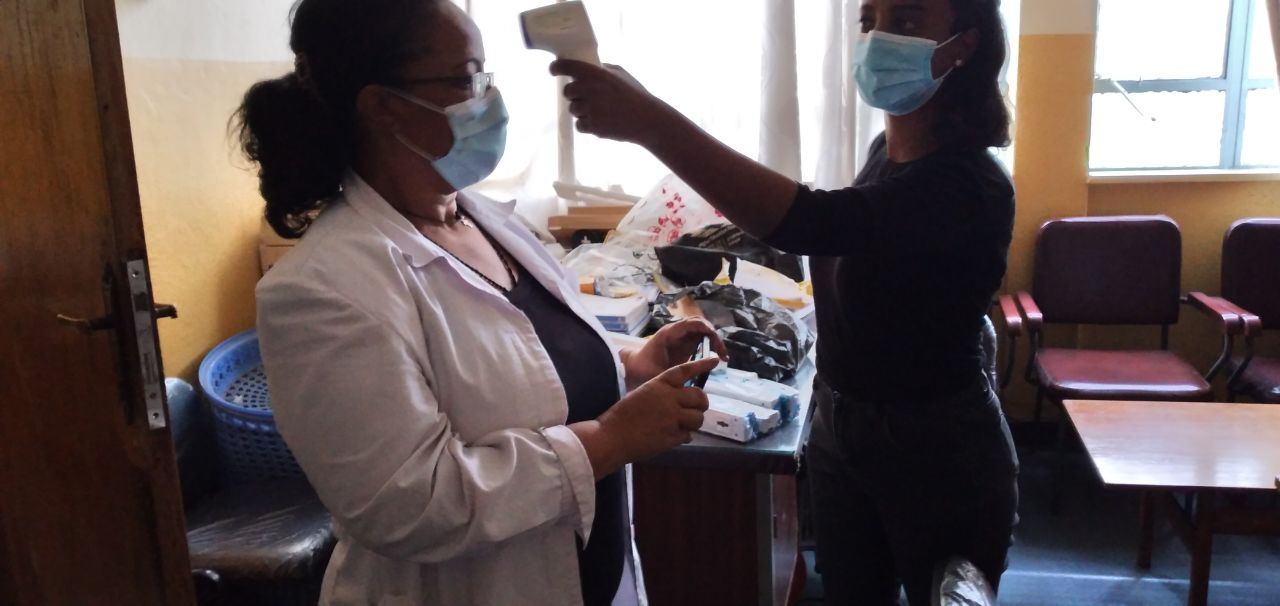 Infrared Thermometer Handed Over to Addis Ketema Secondary School photo 3