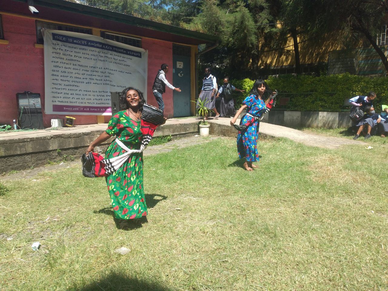 Edutainment Session Raises SGBV and COVID-19 Awareness at Shimeles Habte Secondary School photo 5