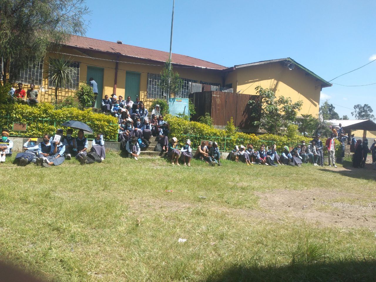 Edutainment Session Raises SGBV and COVID-19 Awareness at Shimeles Habte Secondary School photo 4