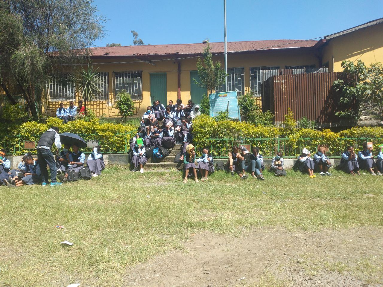 Edutainment Session Raises SGBV and COVID-19 Awareness at Shimeles Habte Secondary School
